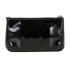 Charlie Pochette, &pound;95, Handbags, Black, Patent Leather, Back view